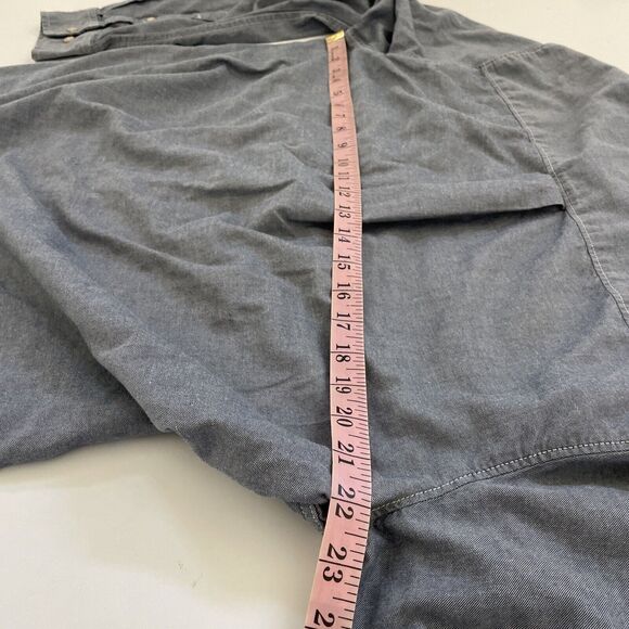 The North Face Denim Button Down Collared Shirt Men’s Large Workwear Preppy - Picture 7 of 9